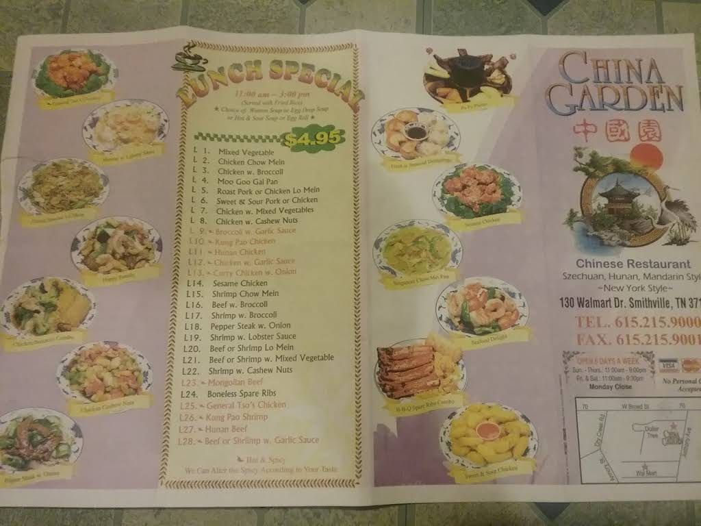 China Garden Menu 6